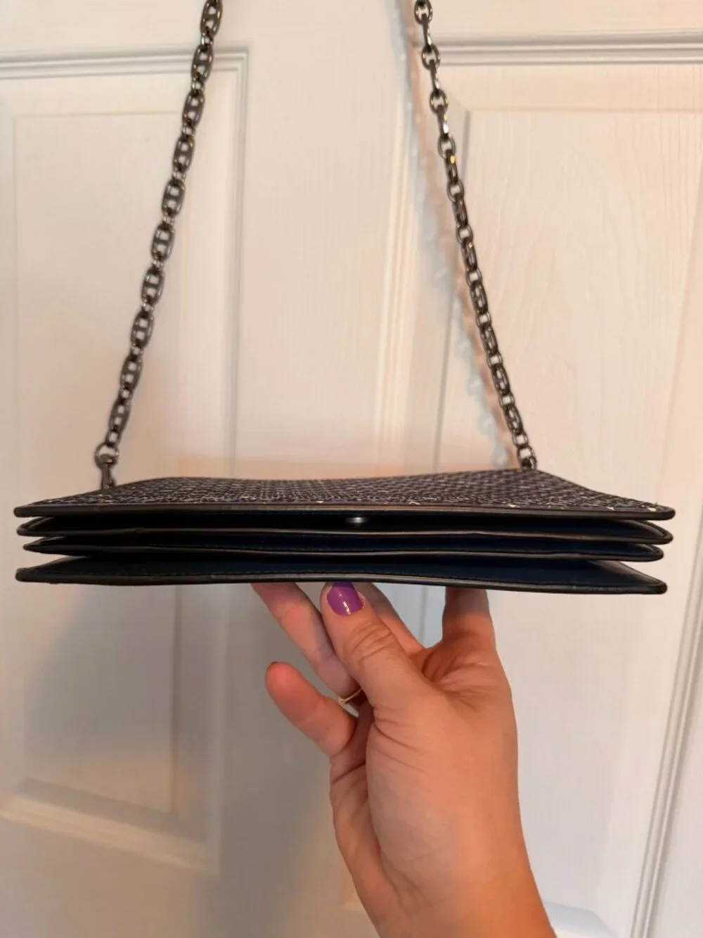 Bottega Veneta Blue & Purple Clutch/ Crossbody